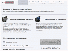 Tablet Screenshot of grevillecontainers.com